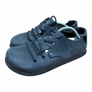 Birkenstock Montana Oiled Black size 6 37 Leather Cuoio width Narrow Sandals